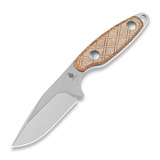 Kizer Cutlery - Muskrat 154CM, Brown Micarta