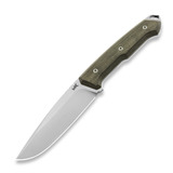 MK Knives & Tools - Nomad Prototype, Green Canvas Micarta, Satin