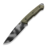 MK Knives & Tools - Nomad Prototype, Green Canvas Micarta, Camo PVD