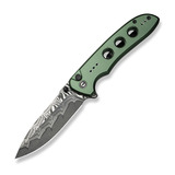 CIVIVI - Hyperpulse Damascus, Green Aluminum