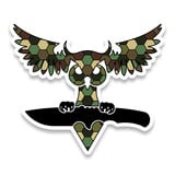 Audacious Concept - Sticker - Owl Tactical Scandi Camo