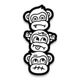 Audacious Concept - Sticker - Wise Monkeys