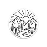 Audacious Concept - Sticker - Mountains