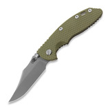 Hinderer - XM-18 3.5 Bowie Non Flipper Working Finish OD Green G-10