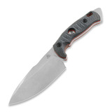 Fobos Knives - Alaris, Micarta Black - Red Liner