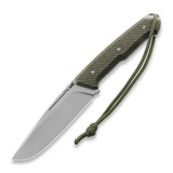 MK Knives & Tools - Nomad "FuturePunk", Green Canvas Micarta, Blasted