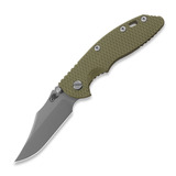 Hinderer - XM-18 3.5 S45VN Bowie Non Flipper Tri-Way Battle Bronze OD Green G10