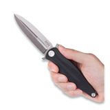 ANV Knives - Z400 BB - Sleipner Stonewash - G10, 검정