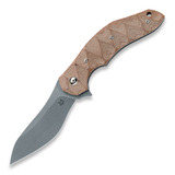 Fox Knives - Flipper - Micarta Natural