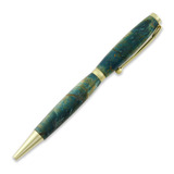 Puukkopuu - Pencil, stained birch, blue