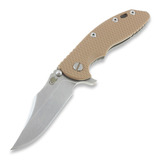 Hinderer - XM-18 3,5" bowie, tan/Ti battle bronze