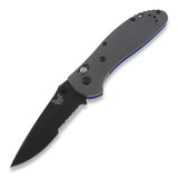 Benchmade - Griptilian G10, stud, svart, tandad