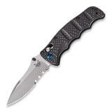 Benchmade - Nakamura Axis Carbon Fibre, ząbkowane ostrze