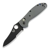 Benchmade - Mini-Griptilian G10, oπή, μαύρο, πριονωτή λάμα