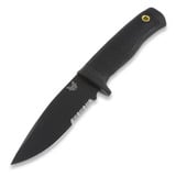 Benchmade - Rant Drop Point, negro, hoja dentada