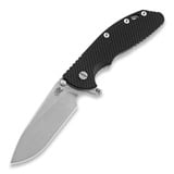 Hinderer - XM-24 4.0 Skinny Slicer, stonewash, sort