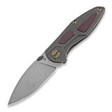 Cheburkov - Tukan M390 Bronze Titanium, Red Carbon Fibre Inlays