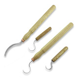 BeaverCraft - Hook Knife Set of 4 Tools