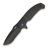 Pena Knives - Mini Diesel Framelock Carbon Fiber, svart