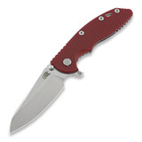 Hinderer - XM-18 3.5 Skinny Sheepsfoot, stonewash, punane