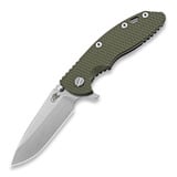 Hinderer - XM-18 3.5 Tri-Way Spearpoint, stonewash, zöld