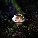 Audacious Concept - Amanita Bead, Copper/Silver