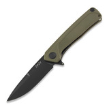 ANV Knives - Z100 Plain edge DLC, G10, olivengrønn