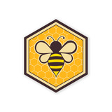 Prometheus Design Werx - Honey Bee Mini-Sticker