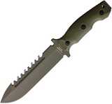 Halfbreed Blades - Large Survival Knife, ירוק