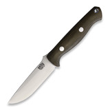 Bark River - Bravo EDC 3V Canvas Micarta, verde