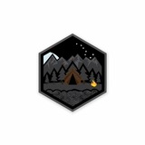 Prometheus Design Werx - All Terrain Campsite Night Mini-Sticker