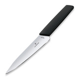Victorinox - Swiss Modern Slim Kitchen Knife 15cm, 黒