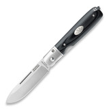 Fällkniven - Gentlemans Pocket Knife Micarta, fekete
