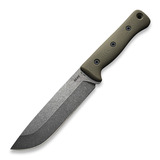 Reiff Knives - F6 Leuku Survival Knife, зелен
