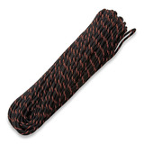 Marbles - Paracord 550, Black/Orange Reflective 30,5m