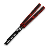Balisong Flipping - BionicOSi Red Aluminum/Black G-10
