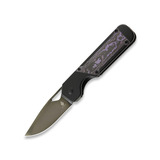 Kizer Cutlery - Militaw, Black Titanium/Purple Haze Fatcarbon