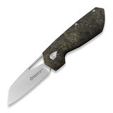 Maserin - FOLDING KNIFE,M390-GOLD FAT CARB.HD