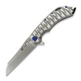 Olamic Cutlery - Wayfarer 247 Wharning, High Polish Titanium, Satin