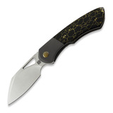 Olamic Cutlery - WhipperSnapper BL Sheepsfoot, Dark Blast Ti, Satin