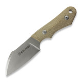 Viper - Handy 2 - Stonewashed - Canvas Micarta, Natural