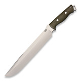 Bark River - Bravo 3, Green Canvas Micarta