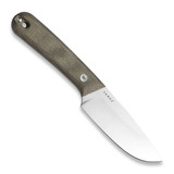 The James Brand - The Hell Gap - OD Green / Stainless / Micarta / Straight