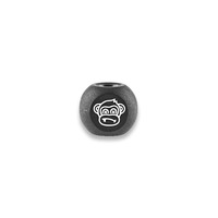 Audacious Concept - Wise Monkeys Bead - Titanium - PVD Black