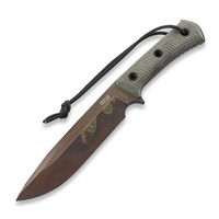 TRC Knives - Apocalypse Virus Edition, green micarta