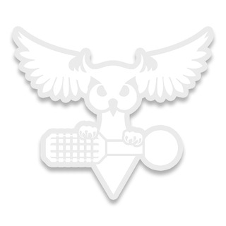 Audacious Concept - Audacious Concept Sticker - Owl KT5 White