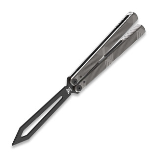 Flytanium - Flytanium Zenith Trainer 2.0 - Gunmetal Gray / Black balisong trainer