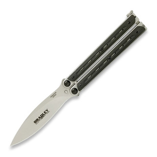 Bradley - Bradley Kimura Butterfly G10 balisong, juoda