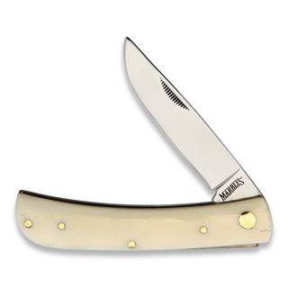 Marbles - Marbles Work Knife White Smooth Bone vouwmes