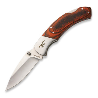 Browning - Navalha Browning Lockback Brown Pakkawood